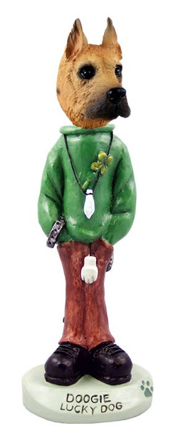 Fawn Great Dane Lucky Doogie Collectible Dog Figurine