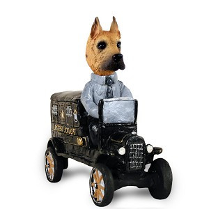 Fawn Great Dane Paddy Wagon Doogie Collectible Dog Figurine
