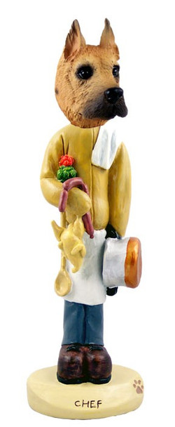 Fawn Great Dane Chef Doogie Collectible Dog Figurine