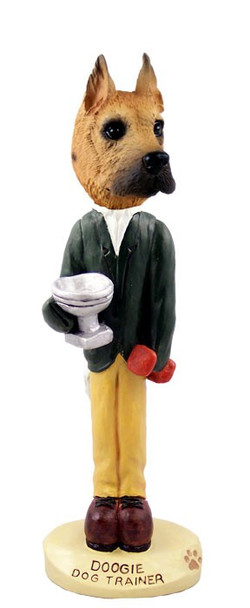 Fawn Great Dane Trainer Doogie Collectible Dog Figurine
