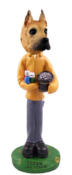Fawn Great Dane Las Vegas Doogie Collectible Dog Figurine
