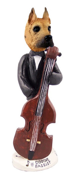 Fawn Great Dane Bassist Doogie Collectible Dog Figurine