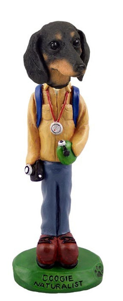 Black Dachshund Naturalist Doogie Collectible Dog Figurine