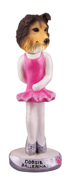 Sable Sheltie Ballerina Doogie Collectible Dog Figurine