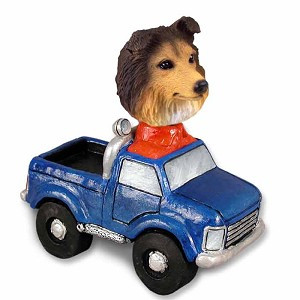 Sable Sheltie Pickup Doogie Collectible Dog Figurine