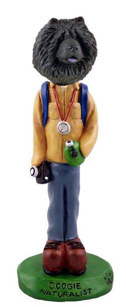 Black Chow Naturalist Doogie Collectible Dog Figurine