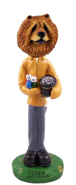 Red Chow Las Vegas Doogie Collectible Dog Figurine