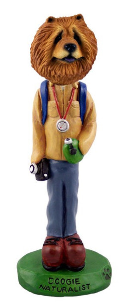 Red Chow Naturalist Doogie Collectible Dog Figurine