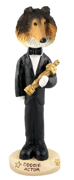 Sable Collie Actor Doogie Collectible Dog Figurine