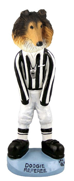 Sable Collie Referee Doogie Collectible Dog Figurine