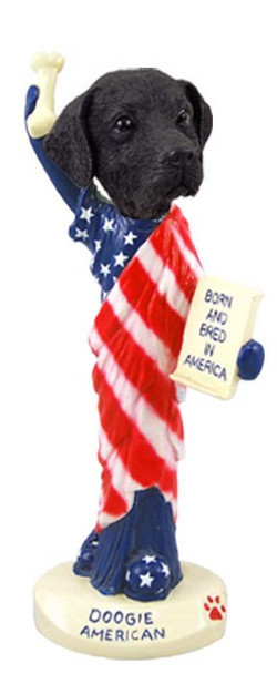 Black Labrador Retriever American Doogie Collectible Dog Figurine