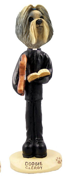 Mixed Color Shih Tzu Clergy Doogie Collectible Dog Figurine