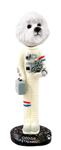 Bichon Frise Astronaut Doogie Collectible Dog Figurine