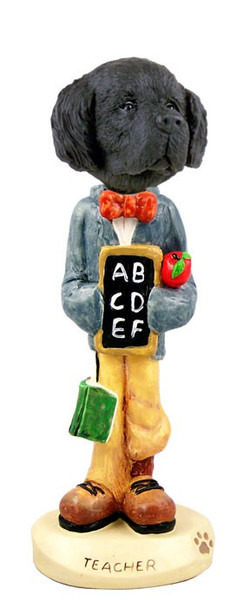 Newfoundland Teacher Doogie Collectible Dog Figurine