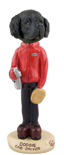 Newfoundland Cab Driver Doogie Collectible Dog Figurine