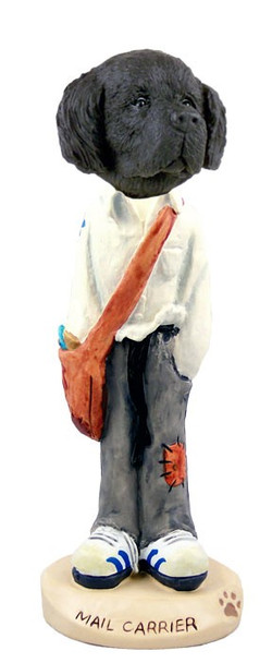Newfoundland Mail Carrier Doogie Collectible Dog Figurine