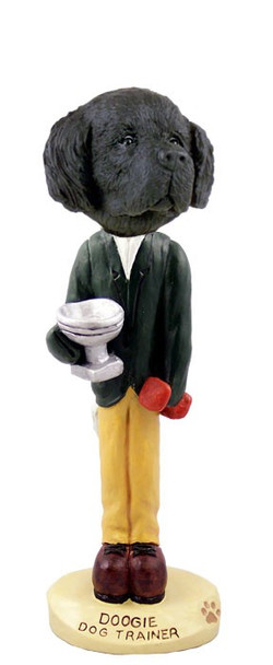 Newfoundland Trainer Doogie Collectible Dog Figurine