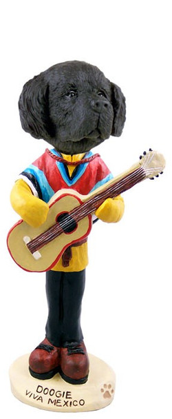 Newfoundland Viva Mexico Doogie Collectible Dog Figurine