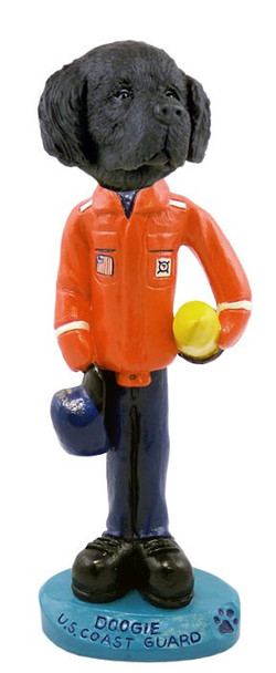 Newfoundland U S Coast Guard Doogie Collectible Dog Figurine