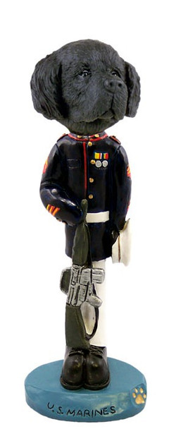 Newfoundland U S Marines Doogie Collectible Dog Figurine