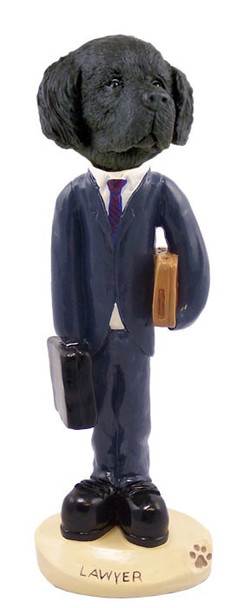 Newfoundland Lawyer Doogie Collectible Dog Figurine