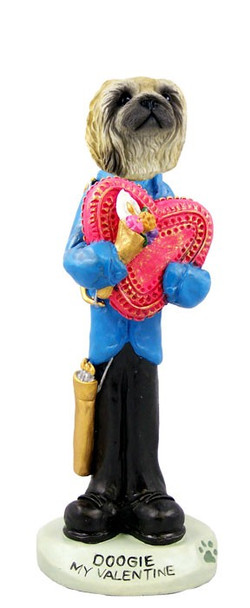 Pekingese Valentine Doogie Collectible Dog Figurine