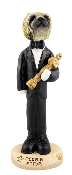 Pekingese Actor Doogie Collectible Dog Figurine