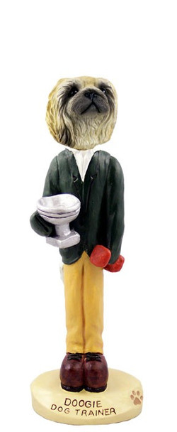 Pekingese Trainer Doogie Collectible Dog Figurine