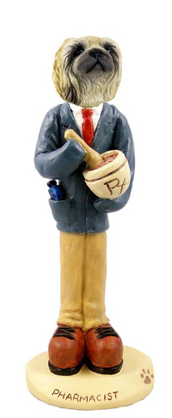 Pekingese Pharmacist Doogie Collectible Dog Figurine