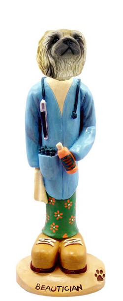 Pekingese Beautician Doogie Collectible Dog Figurine