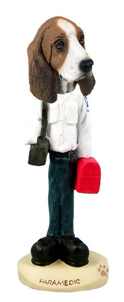 Basset Hound Paramedic Doogie Collectible Dog Figurine