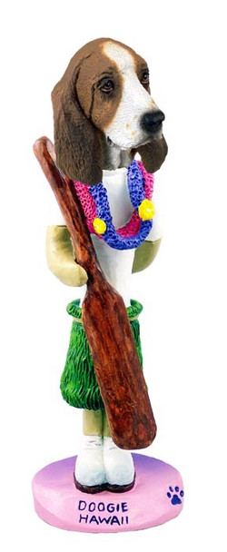 Basset Hound Hawaii Doogie Collectible Dog Figurine