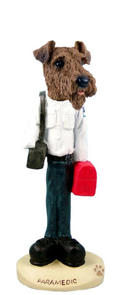 Airedale Paramedic Doogie Collectible Dog Figurine