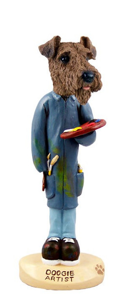 Airedale Artist Doogie Collectible Dog Figurine