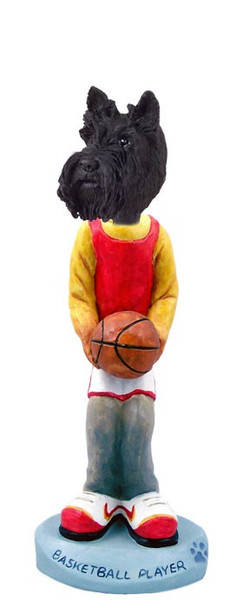 Scottish Terrier Basketball Doogie Collectible Dog Figurine