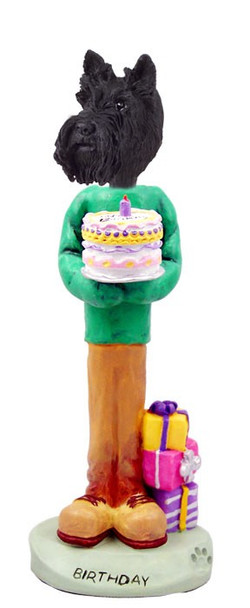 Scottish Terrier Birthday Doogie Collectible Dog Figurine