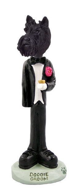 Scottish Terrier Groom Doogie Collectible Dog Figurine