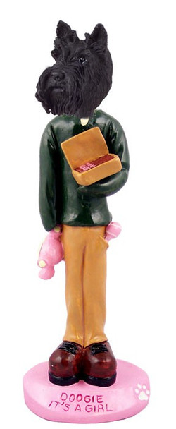 Scottish Terrier It's a Girl Doogie Collectible Dog Figurine