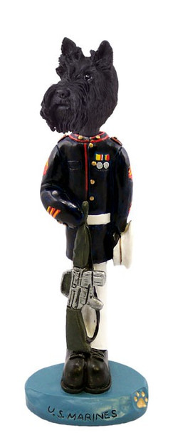 Scottish Terrier U S Marines Doogie Collectible Dog Figurine