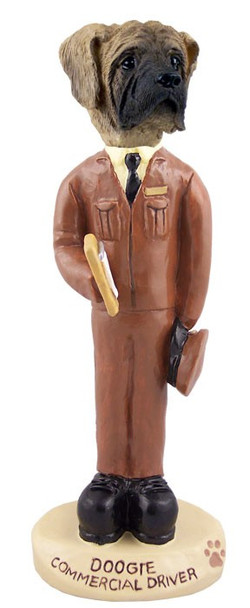 Mastiff Commercial Driver Doogie Collectible Dog Figurine
