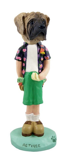 Mastiff Retiree Doogie Collectible Dog Figurine