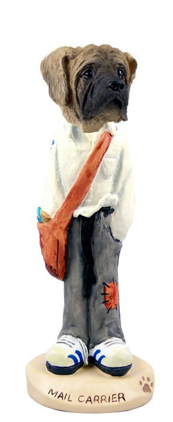Mastiff Mail Carrier Doogie Collectible Dog Figurine