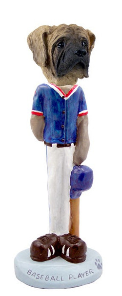 Mastiff Baseball Doogie Collectible Dog Figurine