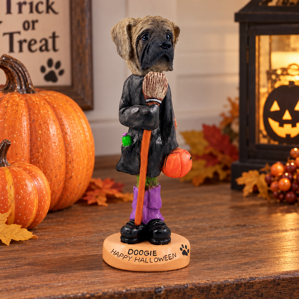 Mastiff Happy Halloween Doogie Collectible Dog Figurine
