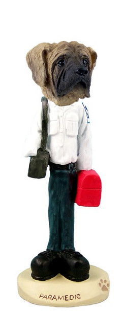 Mastiff Paramedic Doogie Collectible Dog Figurine