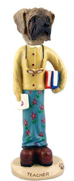 Mastiff Female Teacher Doogie Collectible Dog Figurine