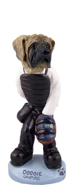 Mastiff Umpire Doogie Collectible Dog Figurine