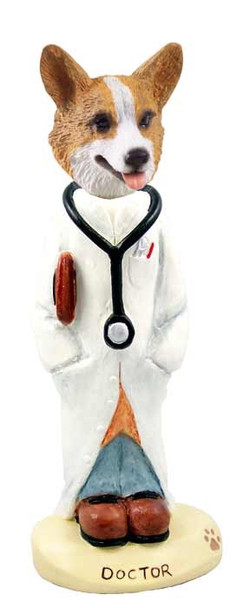 Pembroke Welsh Corgi Doctor Doogie Collectible Dog Figurine