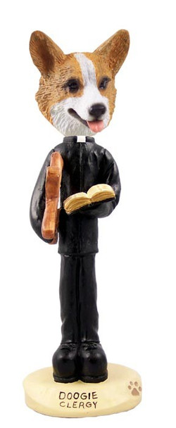 Pembroke Welsh Corgi Clergy Doogie Collectible Dog Figurine