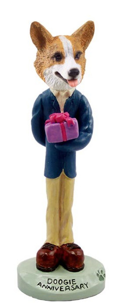 Pembroke Welsh Corgi Anniversary Doogie Collectible Dog Figurine